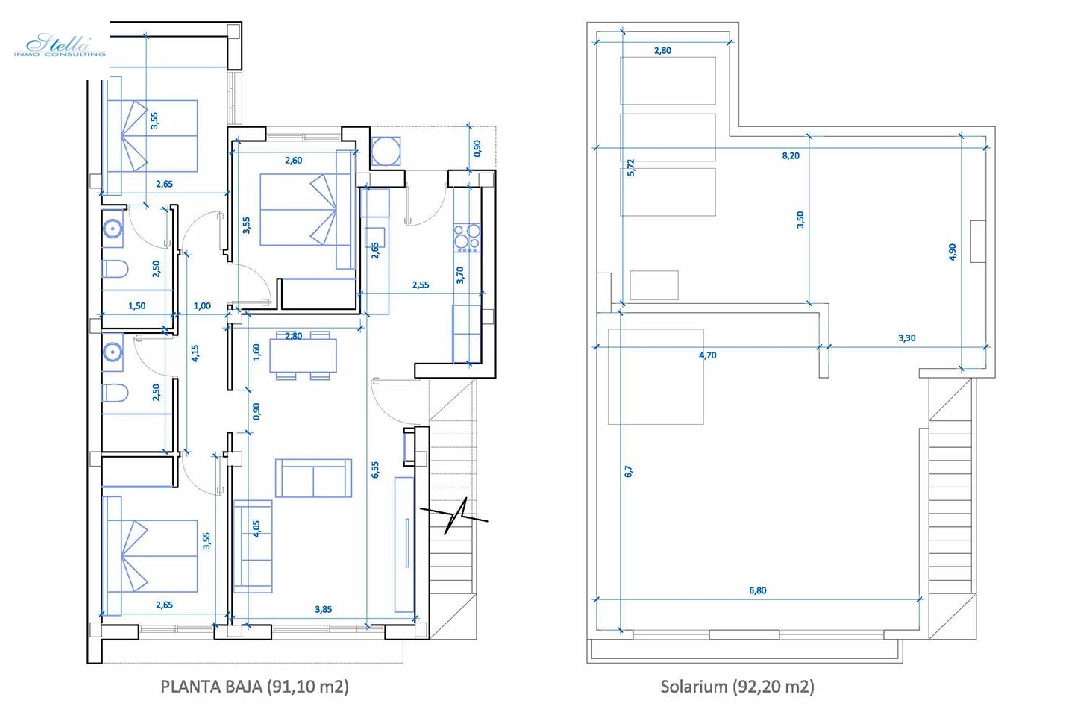 villa in Ciudad Quesada for sale, built area 183 m², condition first owner, air-condition, plot area 185 m², 3 bedroom, 2 bathroom, swimming-pool, ref.: HA-CQN-111-E01-12