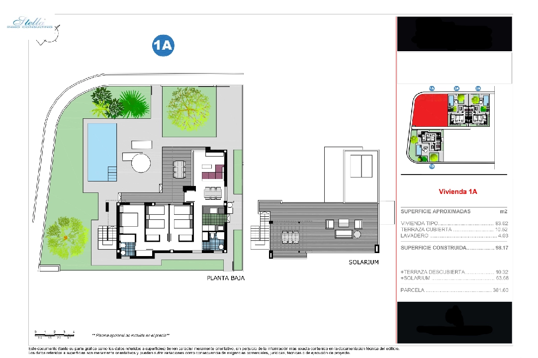 villa in Els Poblets for sale, built area 84 m², year built 2025, air-condition, plot area 382 m², 3 bedroom, 2 bathroom, ref.: VPD-Villas-1A-2