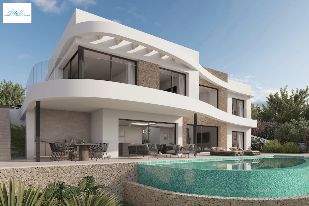 villa in Moraira(La Sabatera) for sale, built area 185 m², air-condition, plot area 801 m², 4 bedroom, 4 bathroom, swimming-pool, ref.: CA-H-1786-AMB-3