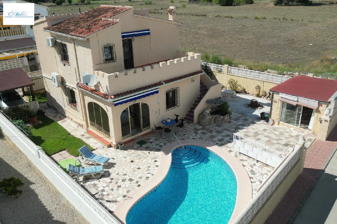 villa in Els Poblets for sale, built area 124 m², year built 1982, + floor heating, air-condition, plot area 419 m², 4 bedroom, 2 bathroom, swimming-pool, ref.: RG-0424-3