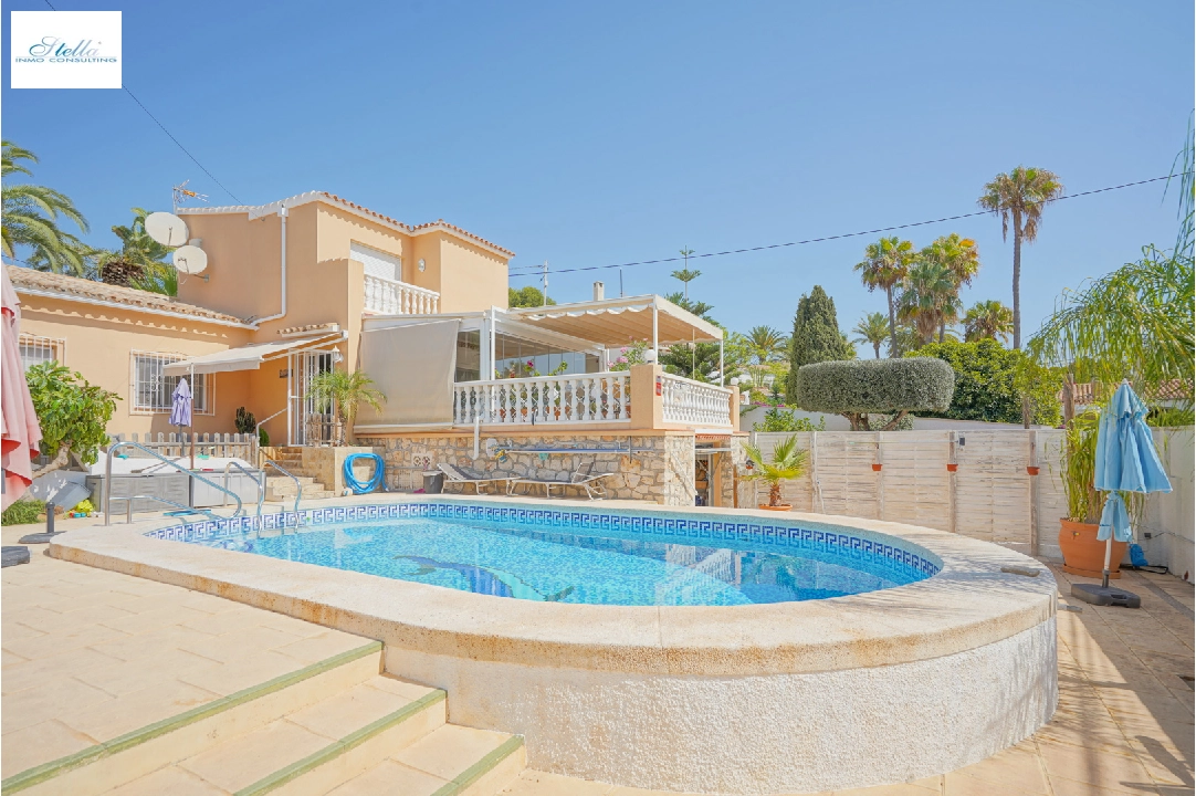 villa in Calpe(Partida Calalga) for sale, built area 144 m², air-condition, plot area 555 m², 3 bedroom, 3 bathroom, swimming-pool, ref.: BP-4418CAL-1