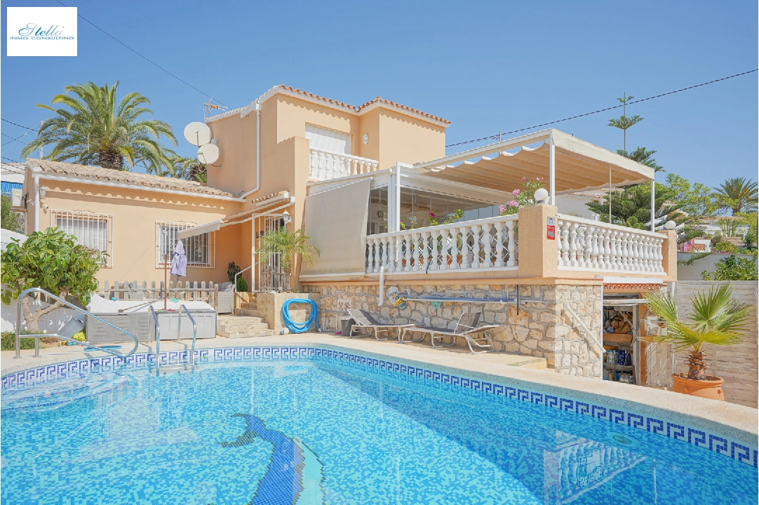 villa in Calpe(Partida Calalga) for sale, built area 144 m², air-condition, plot area 555 m², 3 bedroom, 3 bathroom, swimming-pool, ref.: BP-4418CAL-44