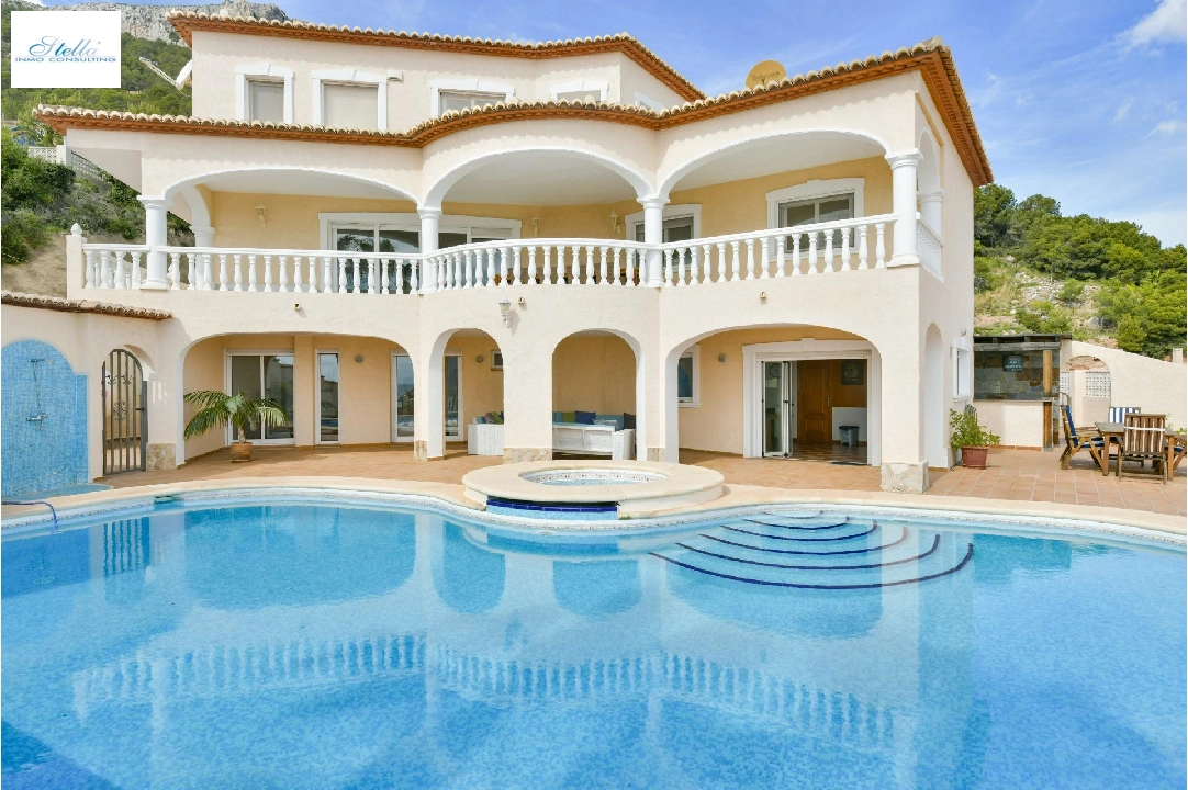 villa in Calpe(Oltamar) for sale, built area 351 m², air-condition, plot area 1170 m², 6 bedroom, 6 bathroom, swimming-pool, ref.: COB-3365-10535-1