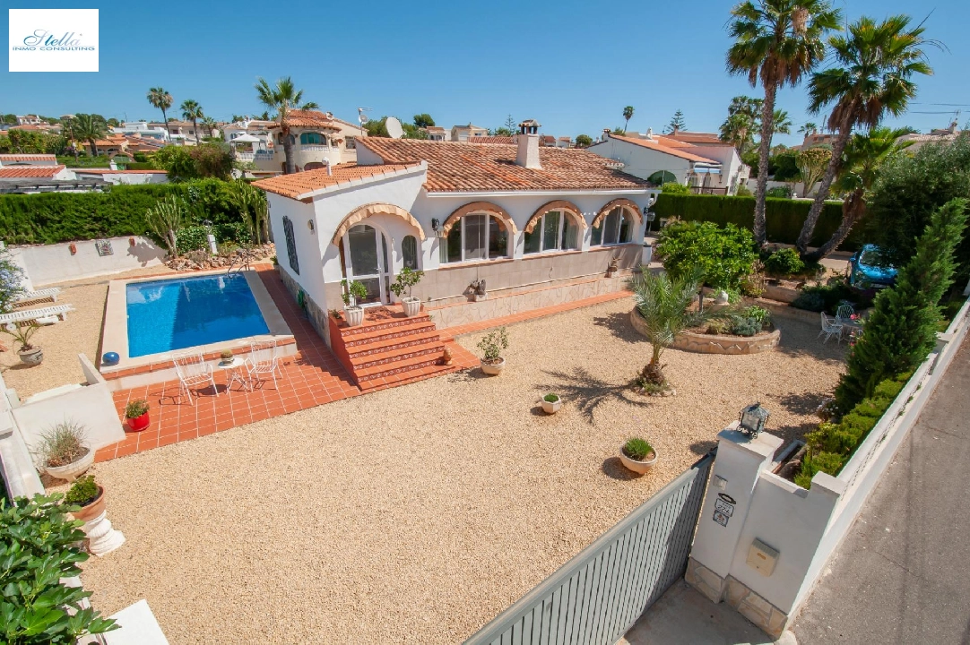 villa in Calpe(Pla roig) for sale, built area 145 m², air-condition, plot area 800 m², 3 bedroom, 2 bathroom, swimming-pool, ref.: COB-3377-10535-46