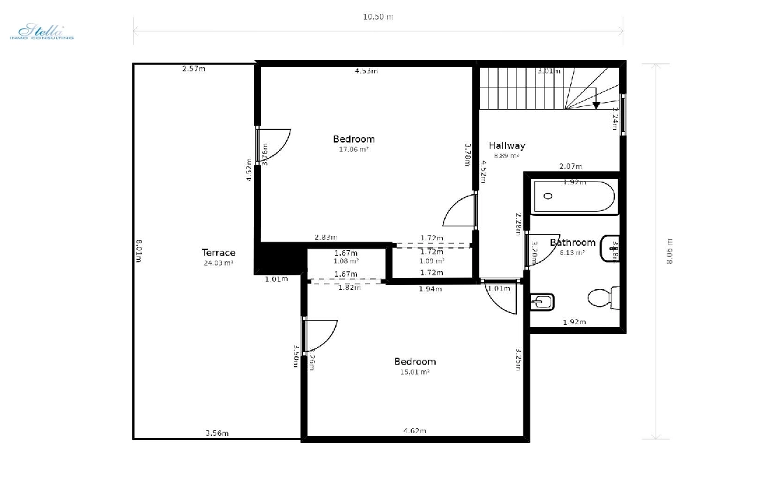 bungalow in Calpe(Garduix) for sale, built area 110 m², air-condition, 2 bedroom, 2 bathroom, swimming-pool, ref.: COB-3468-10535-26