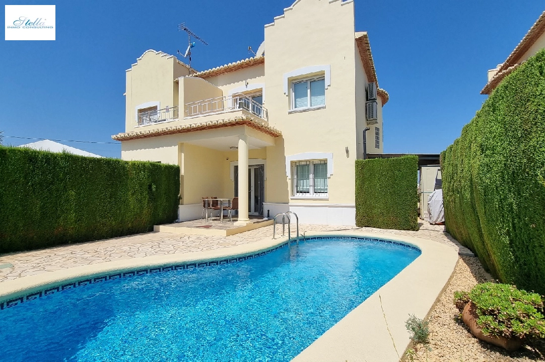 duplex house in El Vergel for sale, built area 107 m², year built 2008, + stove, air-condition, plot area 270 m², 3 bedroom, 2 bathroom, swimming-pool, ref.: AP-0124-1