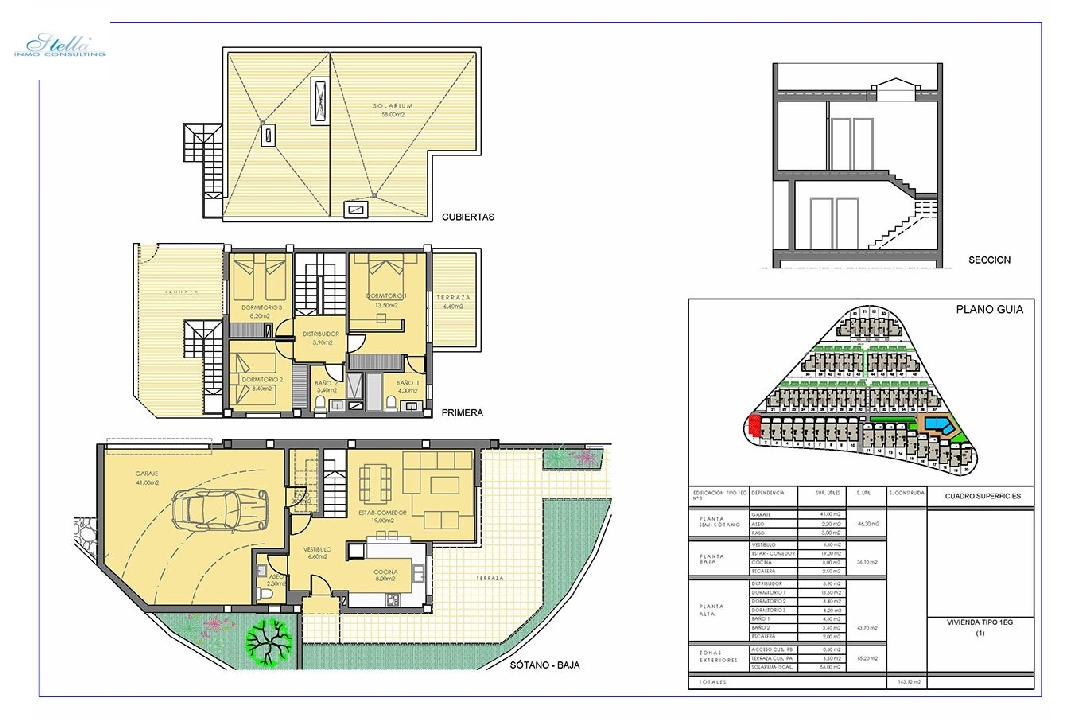 terraced house in Orito for sale, built area 218 m², condition first owner, 3 bedroom, 2 bathroom, swimming-pool, ref.: HA-OTN-110-R01-8