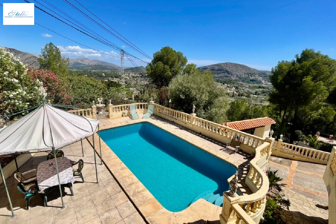 villa in Parcent for sale, built area 264 m², year built 1986, + central heating, air-condition, plot area 900 m², 5 bedroom, 3 bathroom, swimming-pool, ref.: PV-141-01984P-2