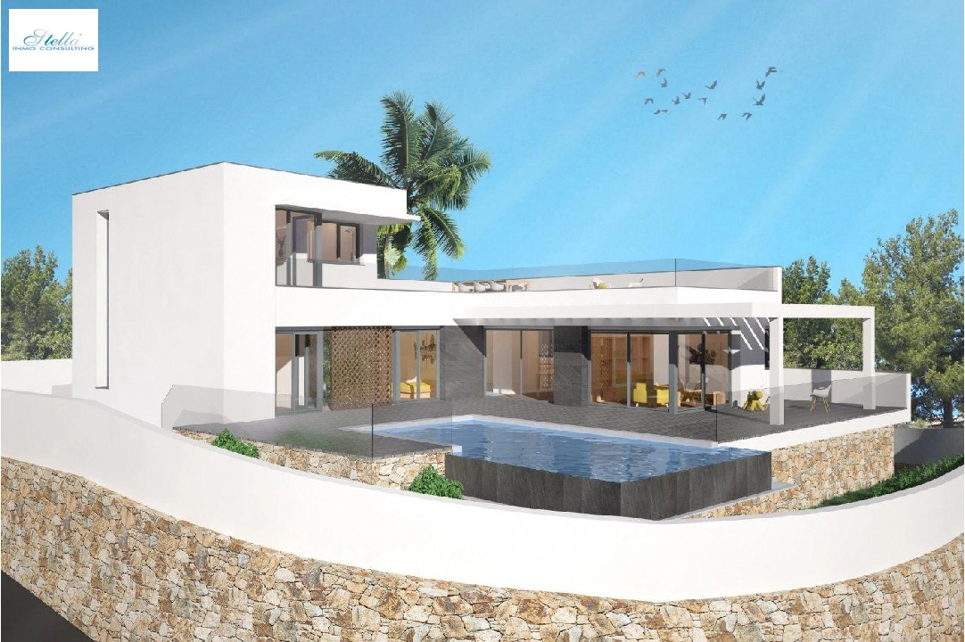 villa in Moraira for sale, built area 415 m², year built 2016, air-condition, plot area 817 m², 3 bedroom, 2 bathroom, swimming-pool, ref.: AM-10898DA-10