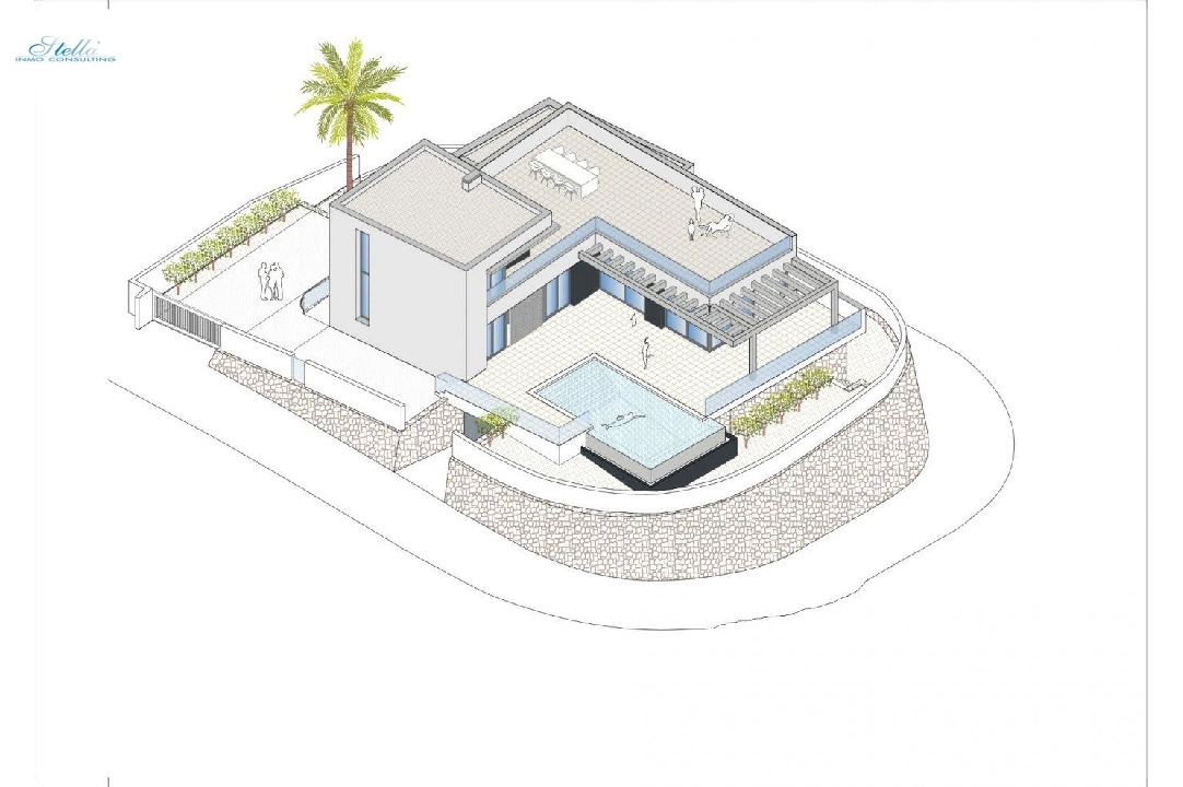 villa in Moraira for sale, built area 415 m², year built 2016, air-condition, plot area 817 m², 3 bedroom, 2 bathroom, swimming-pool, ref.: AM-10898DA-14