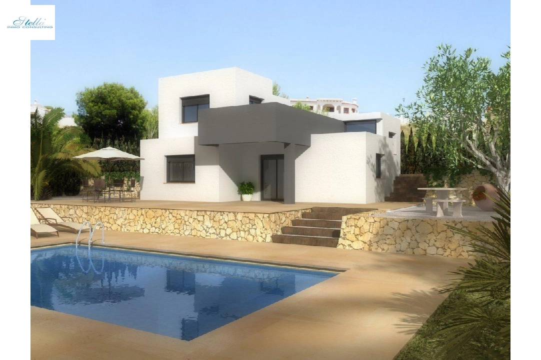 villa in Pedreguer for sale, built area 125 m², year built 2025, air-condition, plot area 725 m², 3 bedroom, 2 bathroom, swimming-pool, ref.: AM-11103DA-1