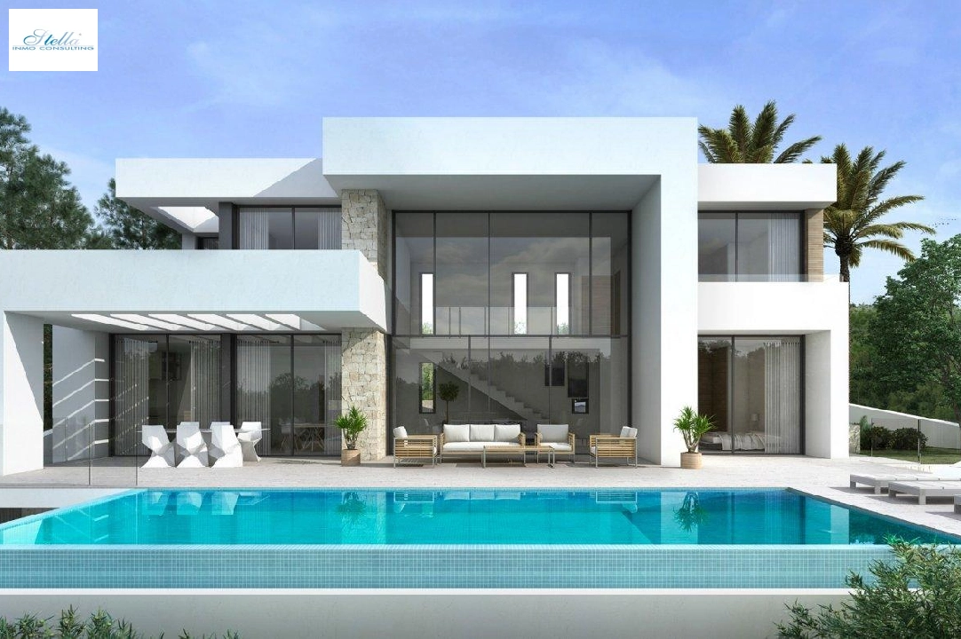 villa in Moraira for sale, built area 434 m², year built 2019, air-condition, plot area 800 m², 4 bedroom, 3 bathroom, swimming-pool, ref.: AM-11856DA-1