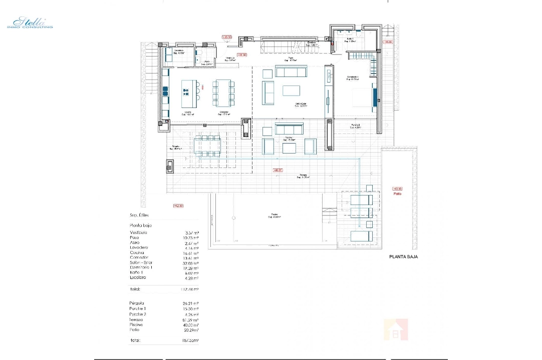 villa in Moraira for sale, built area 434 m², year built 2019, air-condition, plot area 800 m², 4 bedroom, 3 bathroom, swimming-pool, ref.: AM-11856DA-7