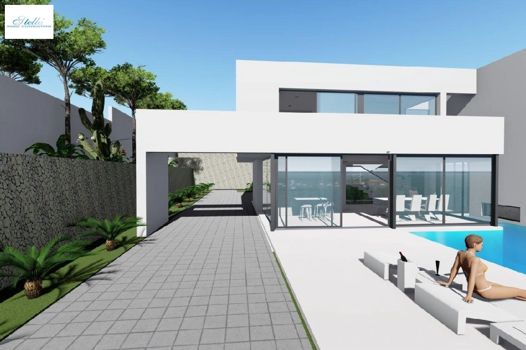 villa in Calpe for sale, built area 370 m², year built 2019, air-condition, plot area 1252 m², 4 bedroom, 4 bathroom, swimming-pool, ref.: AM-11348DA-2