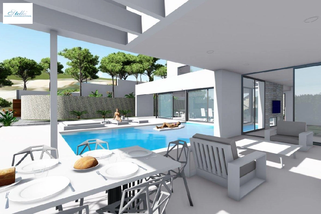 villa in Calpe for sale, built area 370 m², year built 2019, air-condition, plot area 1252 m², 4 bedroom, 4 bathroom, swimming-pool, ref.: AM-11348DA-4