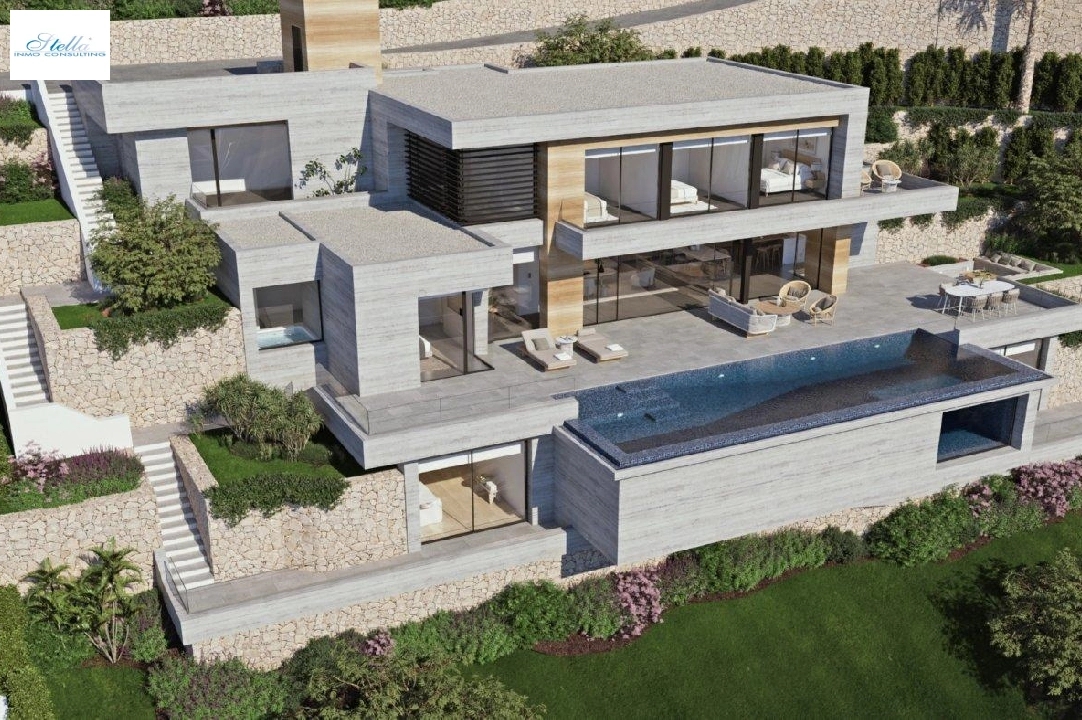 villa in Benissa for sale, built area 474 m², year built 2021, air-condition, plot area 1565 m², 4 bedroom, 4 bathroom, swimming-pool, ref.: AM-11597DA-6