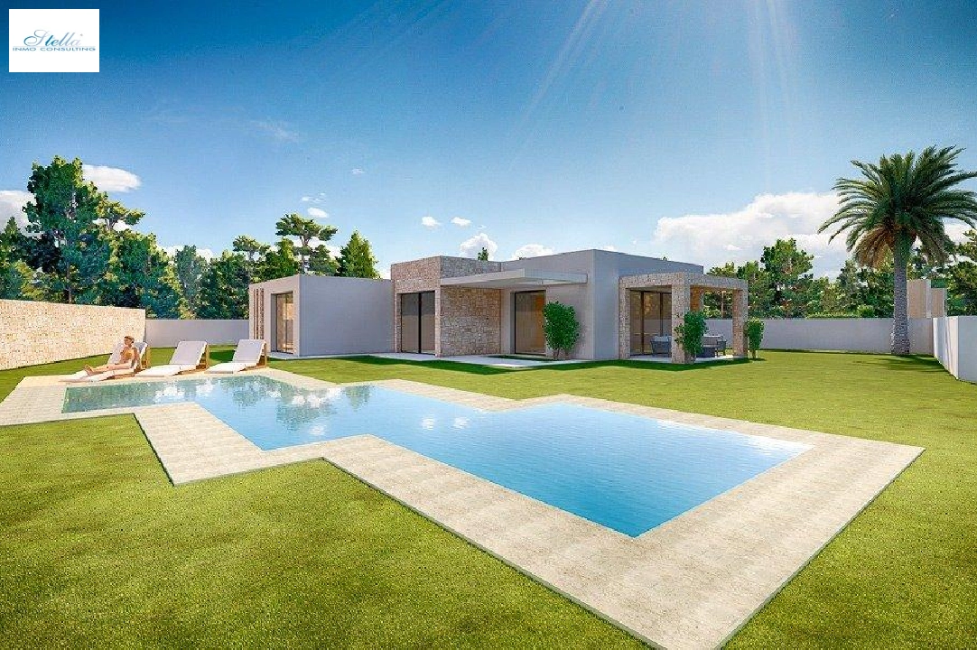 villa in Benissa for sale, built area 164 m², year built 2021, air-condition, plot area 1001 m², 3 bedroom, 2 bathroom, swimming-pool, ref.: AM-11607DA-2