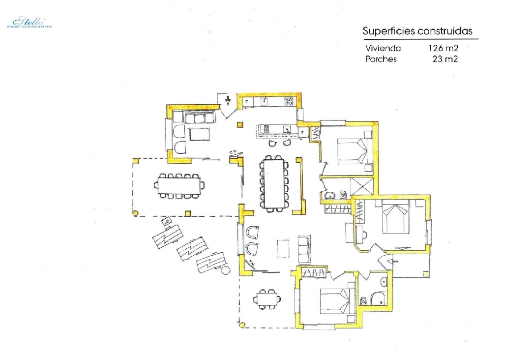 apartment in Benitachell for sale, built area 411 m², air-condition, 9 bedroom, 6 bathroom, swimming-pool, ref.: AM-11746DR-42