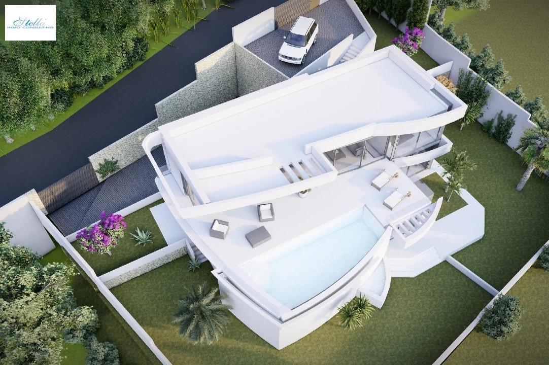 villa in Calpe for sale, built area 273 m², year built 2022, air-condition, plot area 805 m², 4 bedroom, 4 bathroom, swimming-pool, ref.: AM-11772DA-10