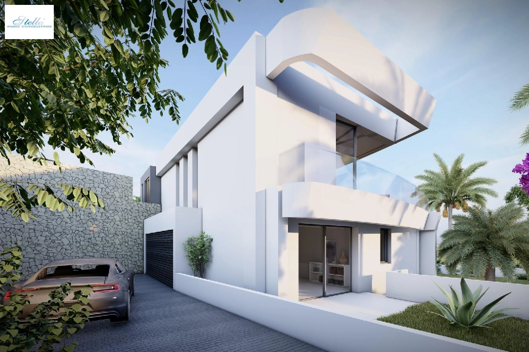 villa in Calpe for sale, built area 273 m², year built 2022, air-condition, plot area 805 m², 4 bedroom, 4 bathroom, swimming-pool, ref.: AM-11772DA-11