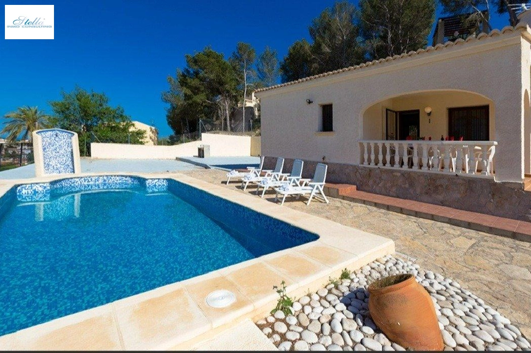 villa in Calpe for sale, built area 90 m², + stove, air-condition, plot area 800 m², 3 bedroom, 1 bathroom, swimming-pool, ref.: AM-11853DR-2