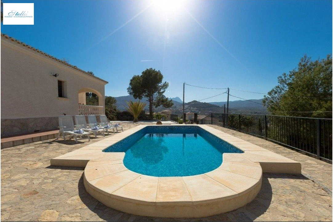 villa in Calpe for sale, built area 90 m², + stove, air-condition, plot area 800 m², 3 bedroom, 1 bathroom, swimming-pool, ref.: AM-11853DR-4