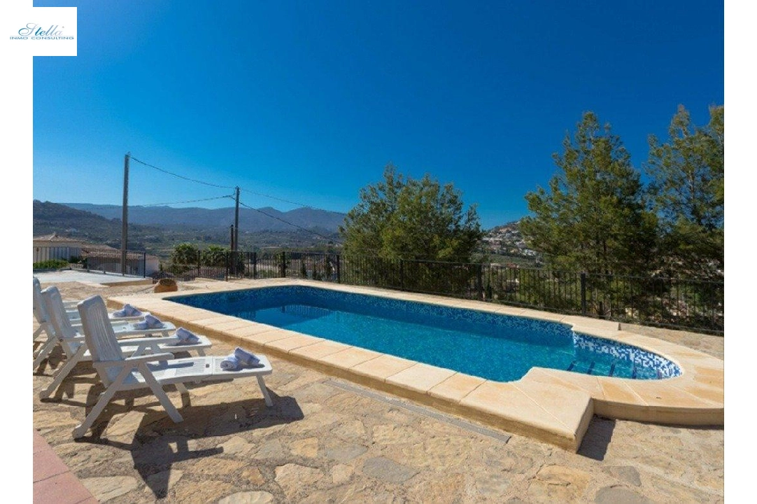 villa in Calpe for sale, built area 90 m², + stove, air-condition, plot area 800 m², 3 bedroom, 1 bathroom, swimming-pool, ref.: AM-11853DR-5