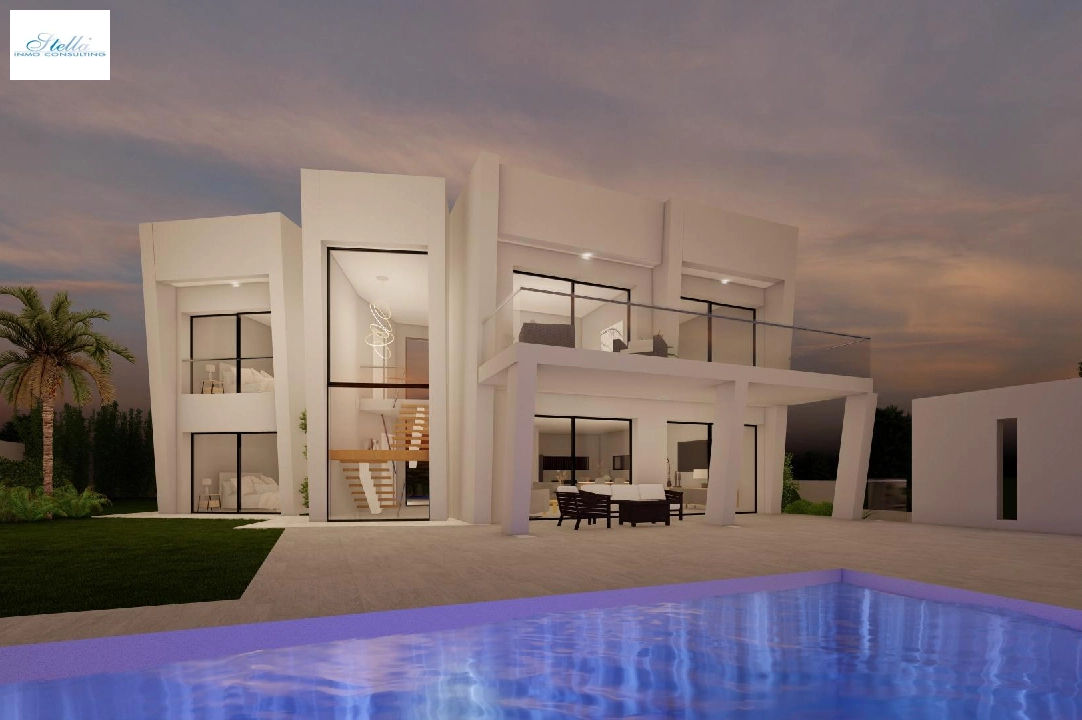 villa in Moraira for sale, built area 365 m², year built 2023, air-condition, plot area 967 m², 4 bedroom, 4 bathroom, swimming-pool, ref.: AM-11867DA-1