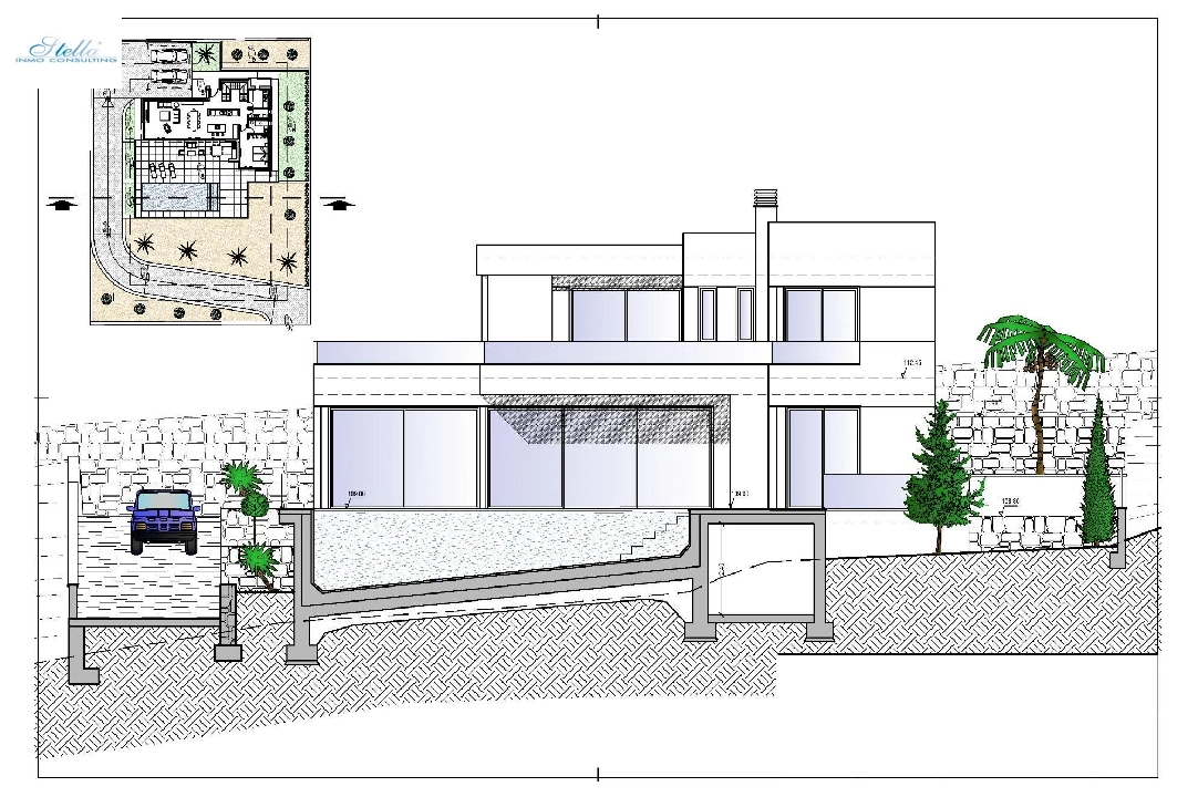 villa in Calpe for sale, built area 209 m², year built 2024, air-condition, plot area 1000 m², 3 bedroom, 3 bathroom, swimming-pool, ref.: AM-11967DA-6