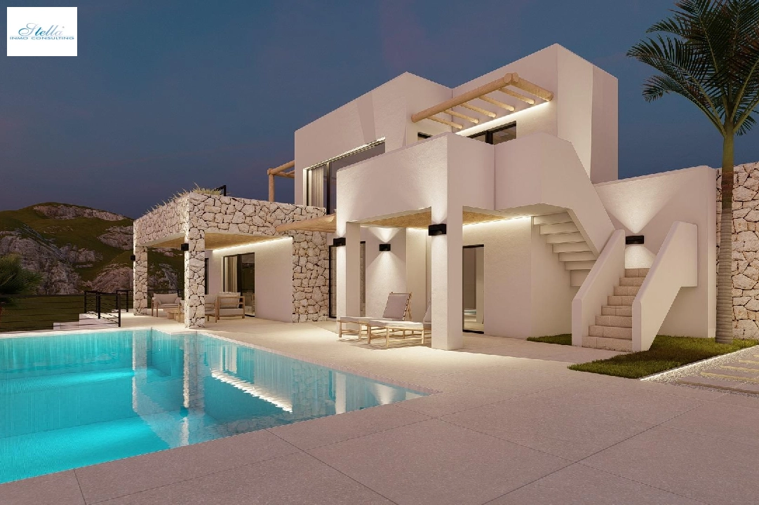 villa in Moraira for sale, built area 261 m², year built 2023, air-condition, plot area 810 m², 4 bedroom, 3 bathroom, swimming-pool, ref.: AM-12027DA-2