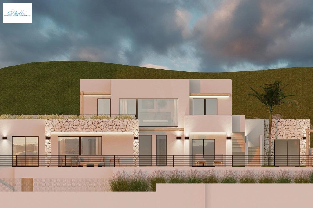 villa in Moraira for sale, built area 261 m², year built 2023, air-condition, plot area 810 m², 4 bedroom, 3 bathroom, swimming-pool, ref.: AM-12027DA-4