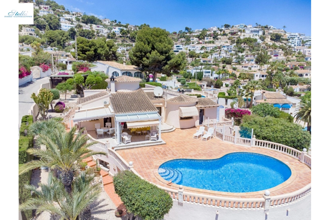 villa in Moraira for sale, built area 293 m², year built 1998, air-condition, plot area 1604 m², 5 bedroom, 3 bathroom, swimming-pool, ref.: AM-12096DA-3