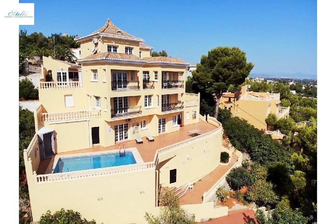 villa in Denia for sale, built area 319 m², air-condition, plot area 900 m², 6 bedroom, 4 bathroom, swimming-pool, ref.: AM-12170DA-1