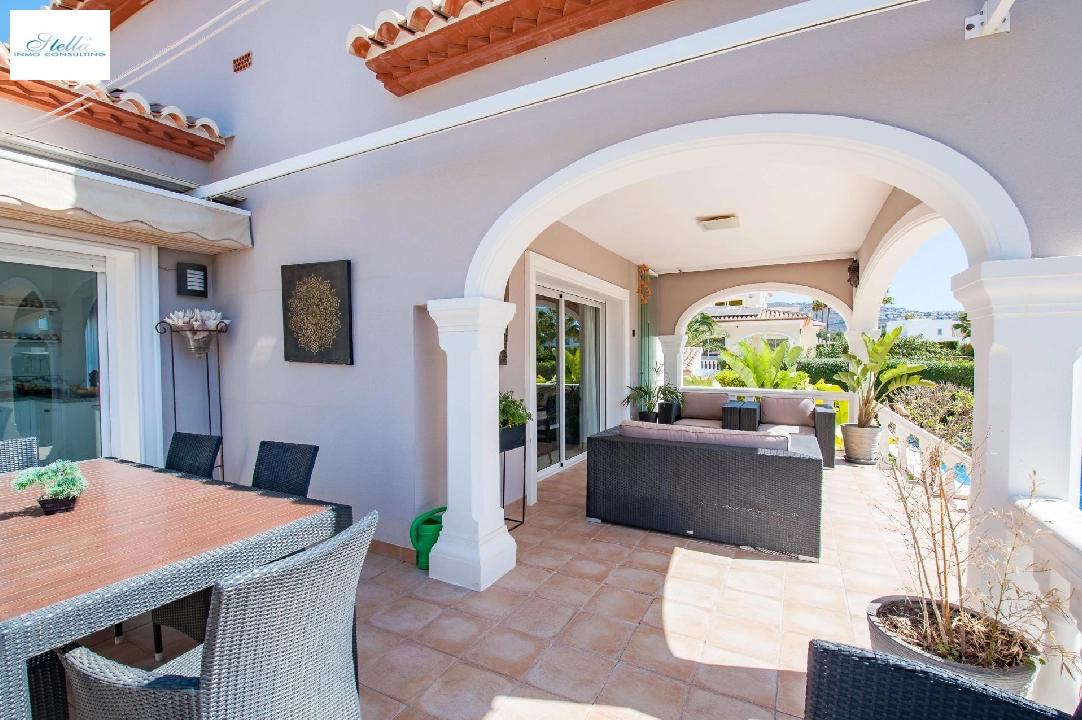 villa in Moraira for sale, built area 132 m², year built 2006, air-condition, plot area 803 m², 3 bedroom, 2 bathroom, swimming-pool, ref.: AM-12189DR-12