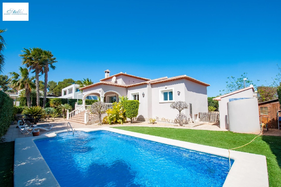 villa in Moraira for sale, built area 132 m², year built 2006, air-condition, plot area 803 m², 3 bedroom, 2 bathroom, swimming-pool, ref.: AM-12189DR-4