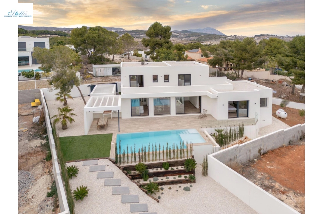 villa in Moraira for sale, built area 259 m², year built 2024, air-condition, plot area 800 m², 3 bedroom, 3 bathroom, swimming-pool, ref.: AM-12206DR-50