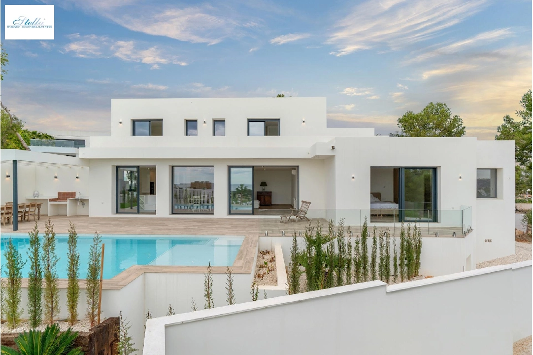 villa in Moraira for sale, built area 259 m², year built 2024, air-condition, plot area 800 m², 3 bedroom, 3 bathroom, swimming-pool, ref.: AM-12206DR-7