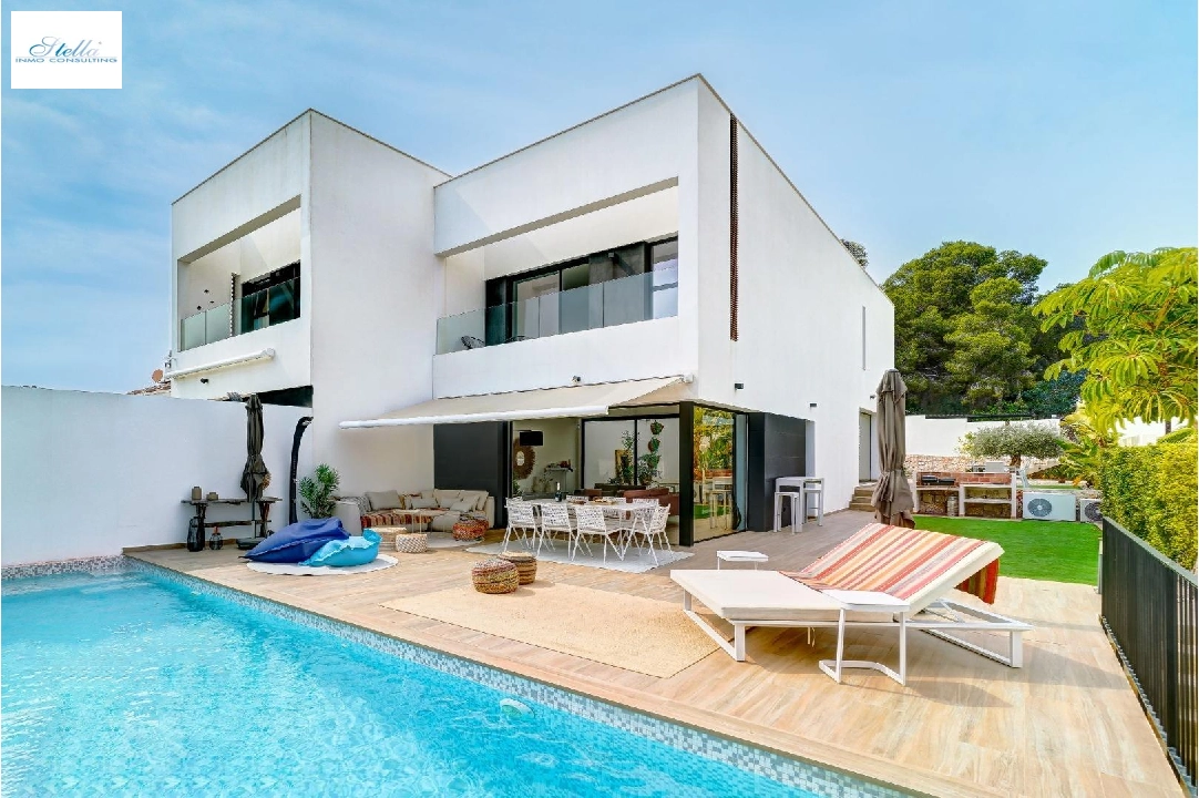 villa in Moraira for sale, built area 182 m², air-condition, plot area 500 m², 4 bedroom, 3 bathroom, swimming-pool, ref.: AM-12207DR-1