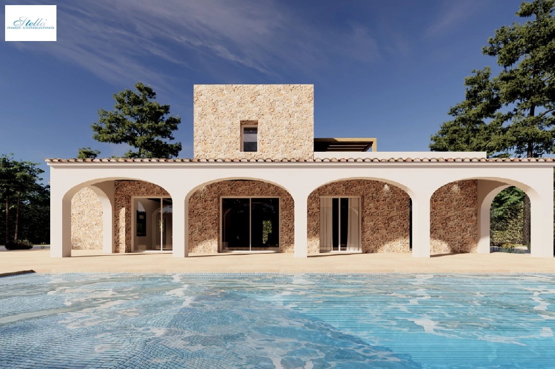 country house in Benissa for sale, built area 305 m², year built 2024, air-condition, plot area 10000 m², 3 bedroom, 3 bathroom, swimming-pool, ref.: AM-12208DA-1