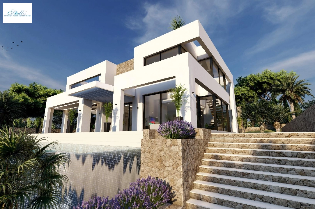 villa in Benissa for sale, built area 547 m², year built 2024, air-condition, plot area 1347 m², 4 bedroom, 3 bathroom, swimming-pool, ref.: AM-12239DA-9