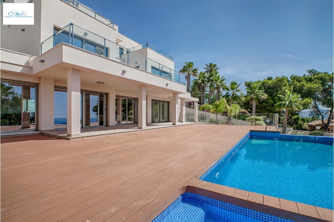 villa in Moraira for sale, built area 547 m², year built 2014, air-condition, plot area 1132 m², 4 bedroom, 6 bathroom, swimming-pool, ref.: AM-10630DA-1