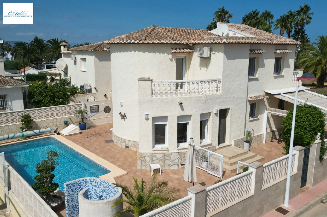 villa in Els Poblets for sale, built area 179 m², year built 1997, condition neat, + central heating, air-condition, plot area 412 m², 5 bedroom, 3 bathroom, swimming-pool, ref.: JS-1524-1