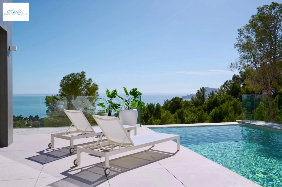 villa in Altea(Sierra Altea) for sale, built area 535 m², plot area 1252 m², 4 bedroom, 6 bathroom, swimming-pool, ref.: CA-H-1800-AMB-2