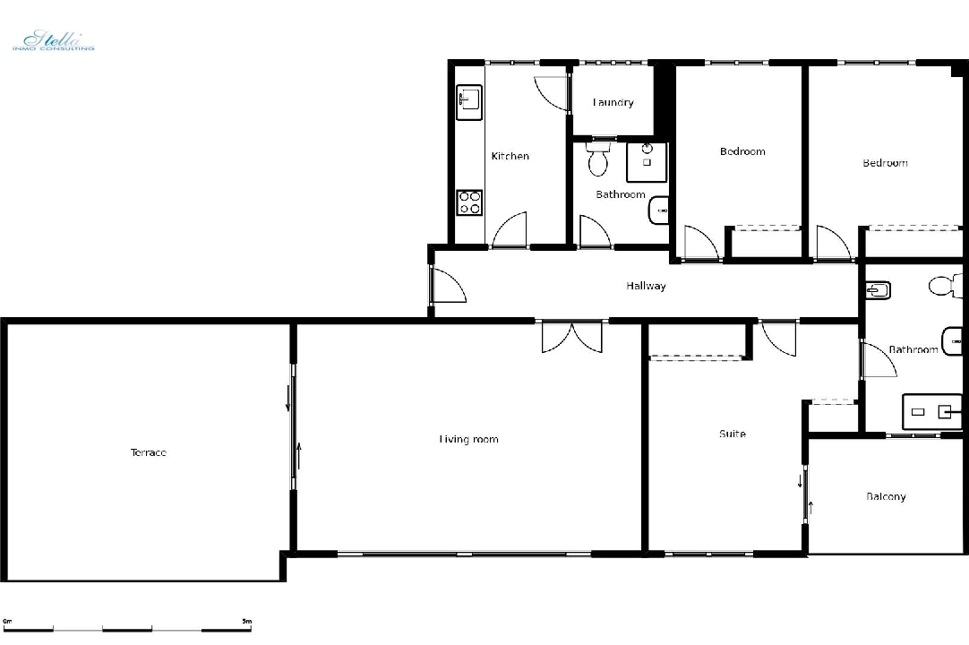 penthouse apartment in Calpe(Calpe) for sale, built area 117 m², air-condition, 3 bedroom, 2 bathroom, swimming-pool, ref.: COB-3473-10535-18