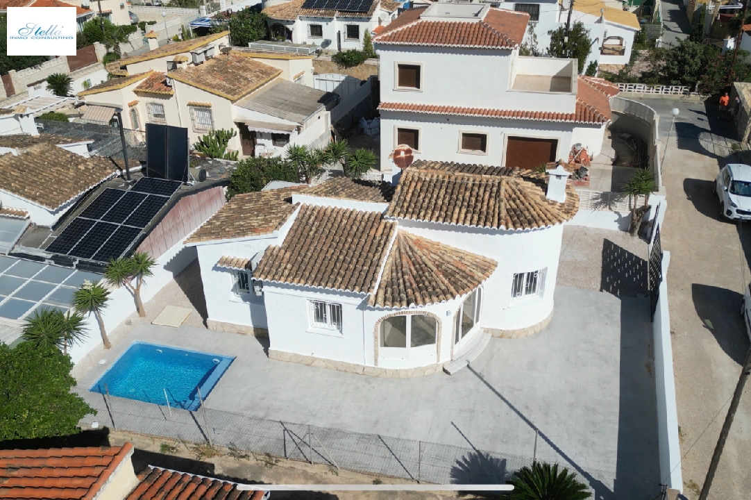 villa in Els Poblets(Sorts de la mar 26A) for sale, built area 80 m², year built 1985, condition mint, + KLIMA, air-condition, plot area 303 m², 2 bedroom, 2 bathroom, swimming-pool, ref.: AS-0824-5