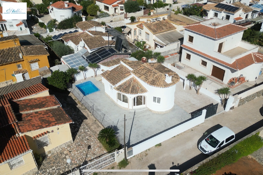 villa in Els Poblets(Sorts de la mar 26A) for sale, built area 80 m², year built 1985, condition mint, + KLIMA, air-condition, plot area 303 m², 2 bedroom, 2 bathroom, swimming-pool, ref.: AS-0824-7