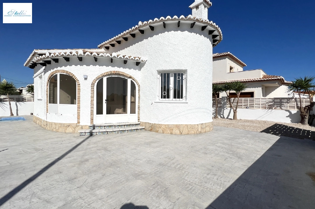 villa in Els Poblets(Sorts de la mar 26A) for sale, built area 80 m², year built 1985, condition mint, + KLIMA, air-condition, plot area 303 m², 2 bedroom, 2 bathroom, swimming-pool, ref.: AS-0824-1