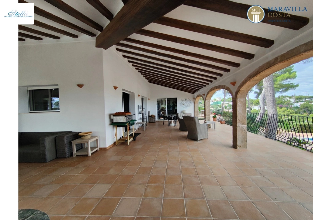 villa in Javea(Costa Nova) for sale, built area 378 m², + underfloor heating, air-condition, plot area 3063 m², 5 bedroom, 5 bathroom, swimming-pool, ref.: MV-P-2507-18