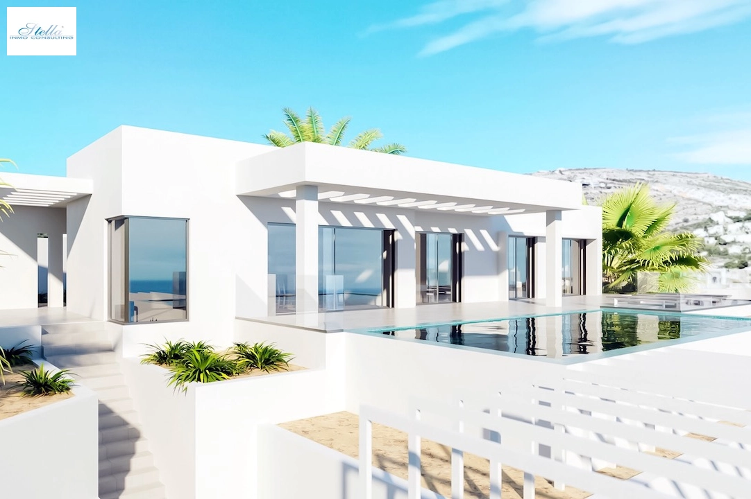 villa in Moraira(Solpark) for sale, built area 239 m², air-condition, plot area 800 m², 3 bedroom, 2 bathroom, swimming-pool, ref.: CA-H-1818-AMB-1