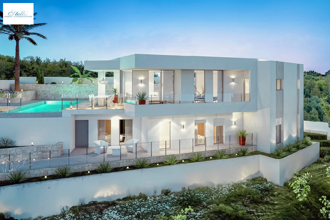 villa in Moraira(Benimeit) for sale, built area 286 m², air-condition, plot area 800 m², 3 bedroom, 2 bathroom, swimming-pool, ref.: CA-H-1819-AMB-1